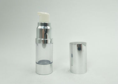 Transparent 30ml Cosmetic Pump Bottle For Eye Cream SGS Certificate Approval