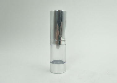 Transparent 30ml Cosmetic Pump Bottle For Eye Cream SGS Certificate Approval
