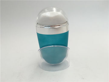 Eco Friendly Plastic Dual Chamber Bottle , Cosmetic Pump Bottle Round Shaped