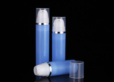 10ml 15ml 20ml Empty PP Airless Bottle With Transparent Cover External Spring