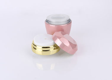 Colorful 30g Airless Plastic Cosmetic Jars With Lids For Eye Cream / Face Cream