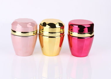 Colorful 30g Airless Plastic Cosmetic Jars With Lids For Eye Cream / Face Cream