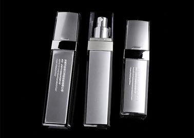 30ml 50ml Volume Square Acrylic Pump Bottle Cosmetic Packaging OEM Accepted
