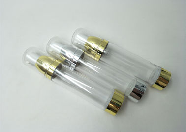 50ml Pp Airless Pump Bottles / Empty Foundation Bottle With Cosmetic Pump