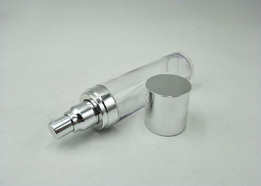 Round Cosmetic PETG Bottle 110ML / 130ML Plastic Material Silk Logo Printing