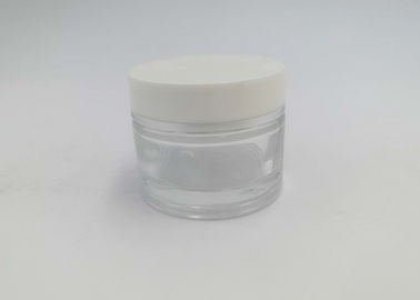 Les pots 60g cosmétiques en plastique transparents vides pour des soins de la peau écrèment l'emballage