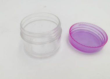 pots cosmétiques en plastique d'espace libre de la capacité 20g, petits pots en plastique vides de lotion