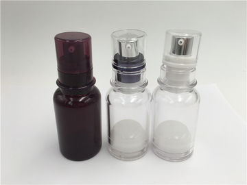 Bouteille en plastique 30ml de lotion de pompe privée d'air avec l'impression d'écran/surface de estampillage chaude