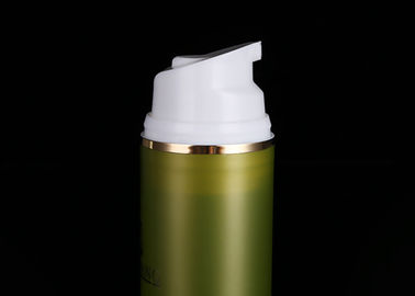 Bouteilles privées d'air adaptées aux besoins du client de pompe de la couleur pp pour l'emballage cosmétique