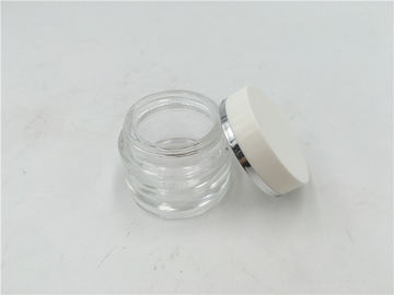petits pots 20ml cosmétiques en verre vides avec le couvercle en plastique écologique