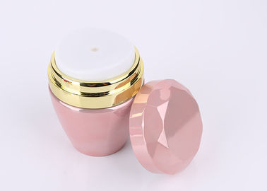 Pots 30g cosmétiques en plastique privés d'air colorés avec des couvercles pour la crème d'oeil/crème de visage